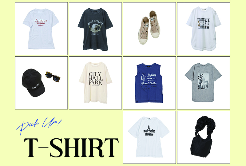 Pick up T-shirt + summer items
