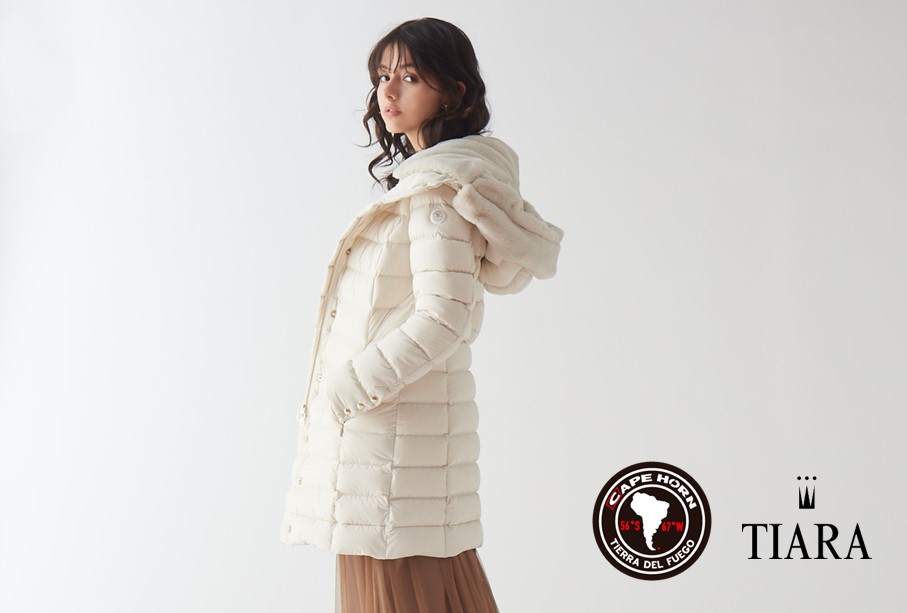 10/1(日)発売。ダウンブランド「CAPE HORN（ケープ ホーン）」のTIARA限定カラーが登場。