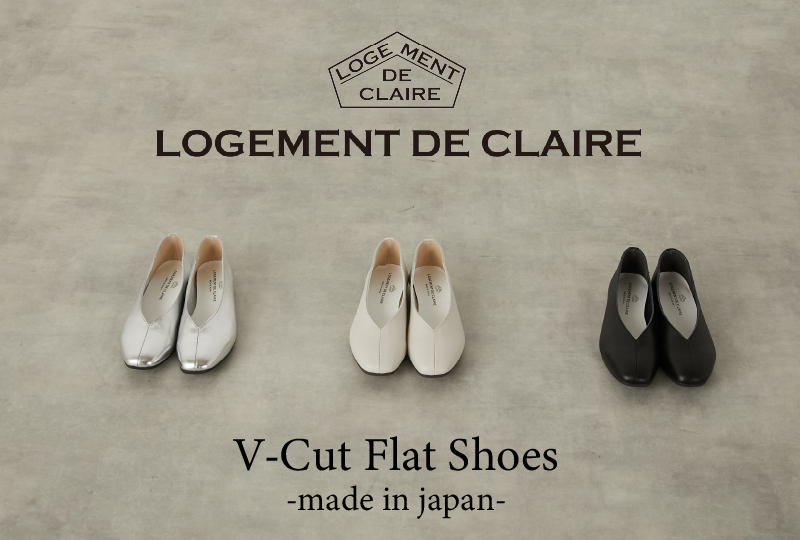 V-Cut Flat Shoes