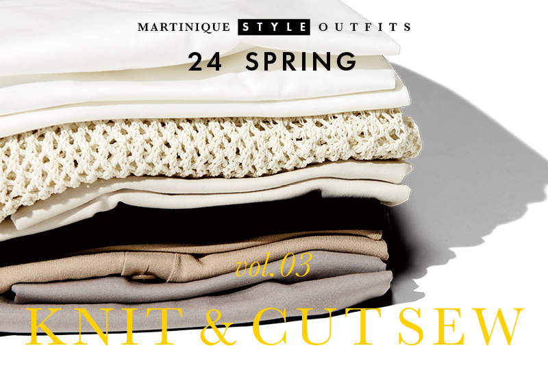 24 SPRING OUTFITS vol.03 KNIT & CUT SEW