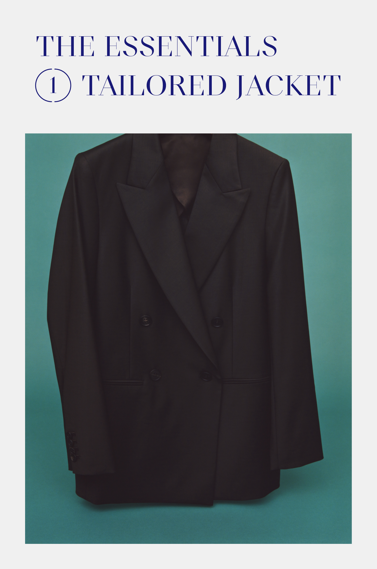 「TAILORED JACKET」