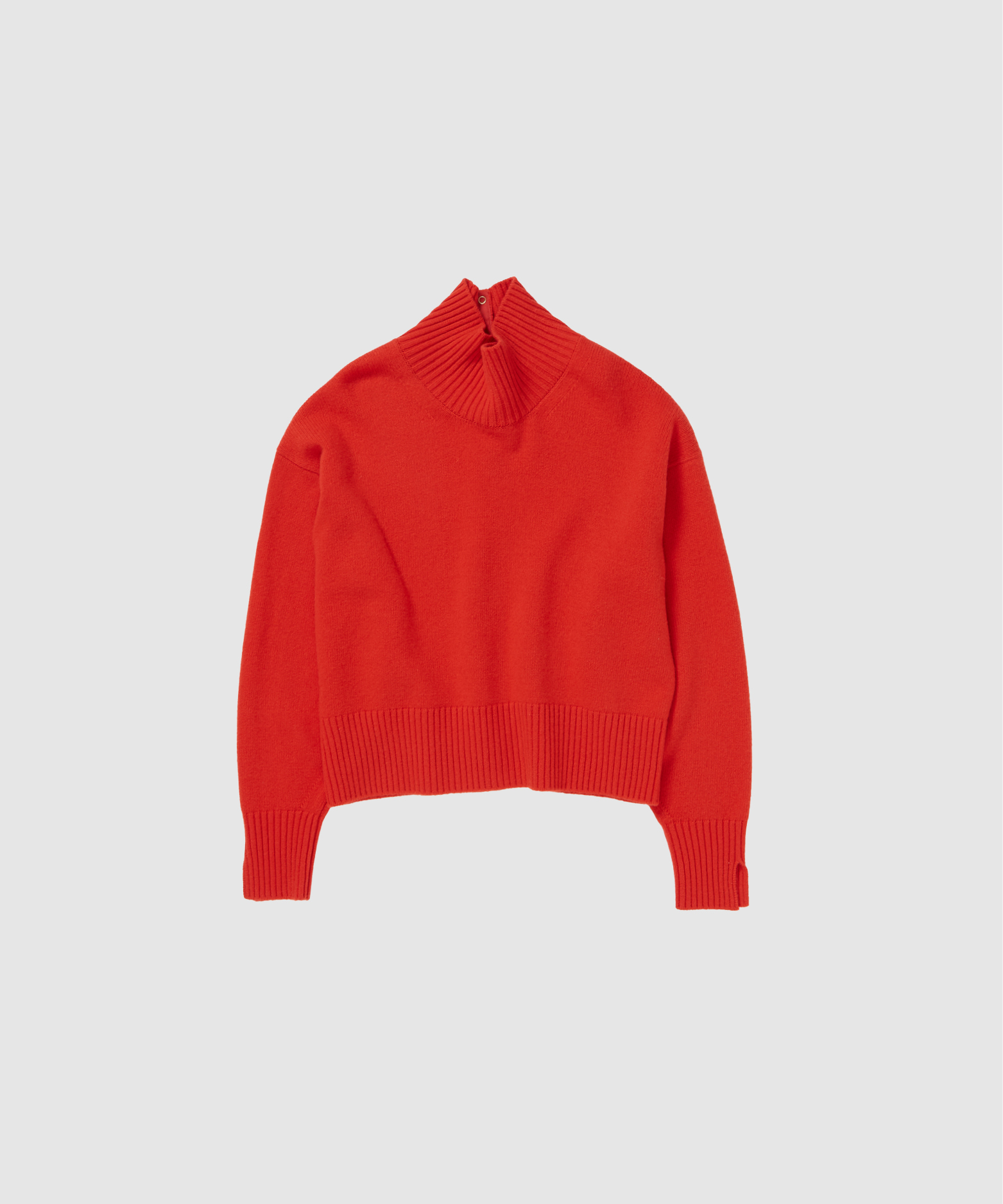 CASHMERE MIX WOOL TURTLENECK PULLOVER