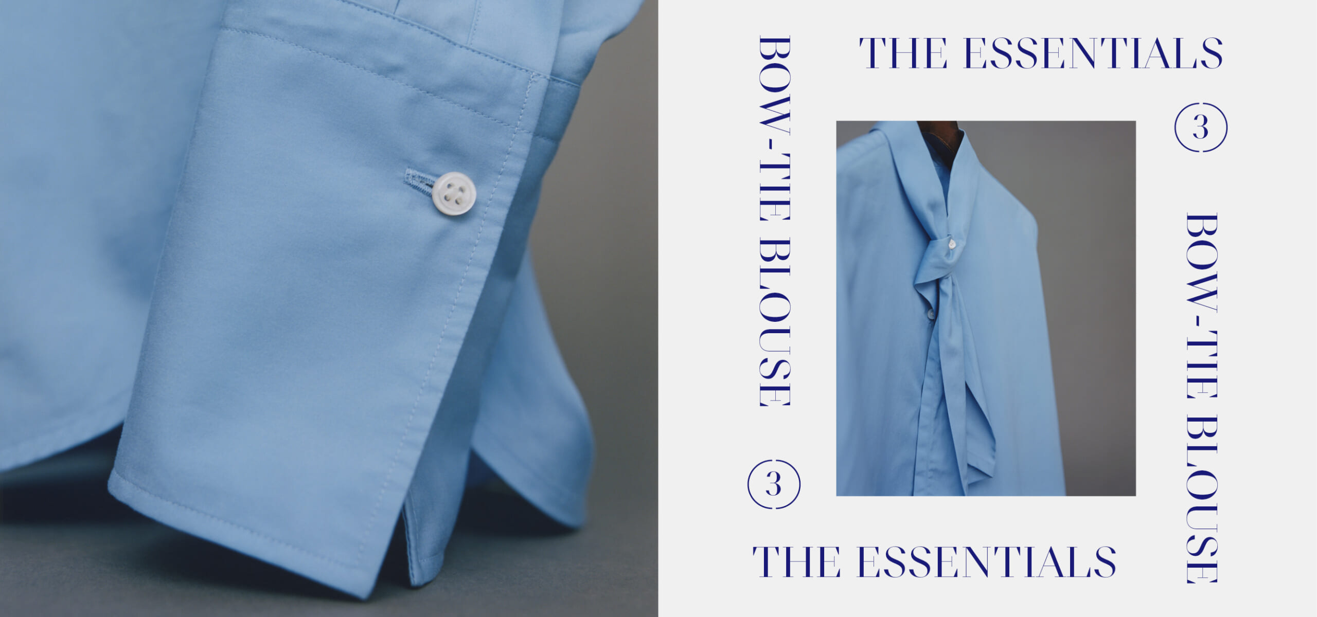 「BOW-TIE BLOUSE」