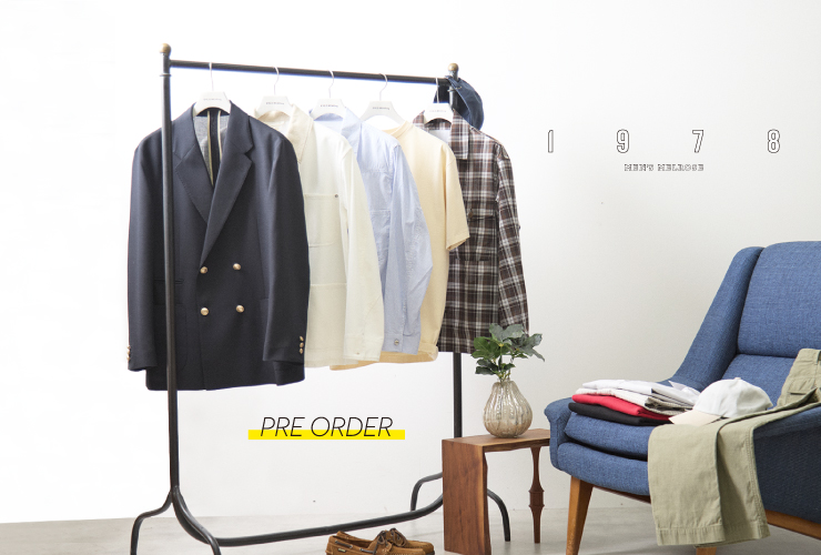 春の新作アイテム  1978 MEN'S MELROSE予約受付中