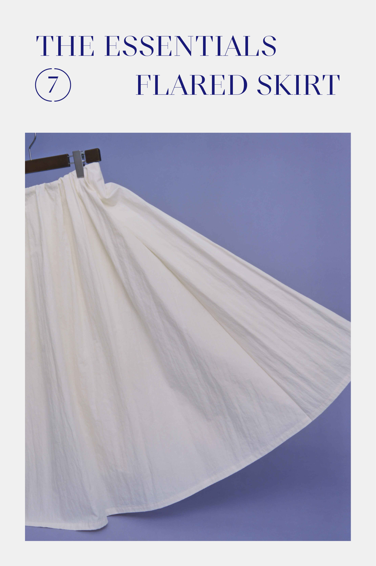 「FLARED SKIRT」