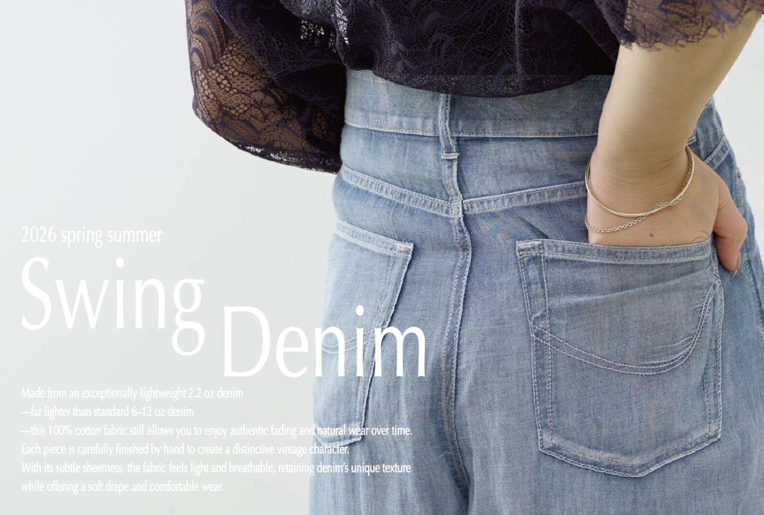 【SOFFITTO】2026spring　Swing denim Collection