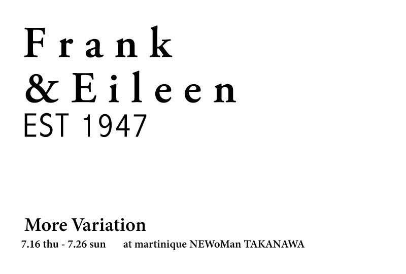 Frank＆Eileen MORE VARIATION EVENT